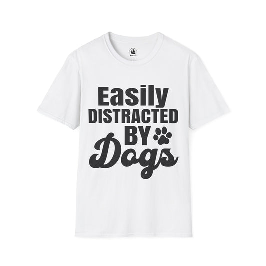 Easily distracted by dogs