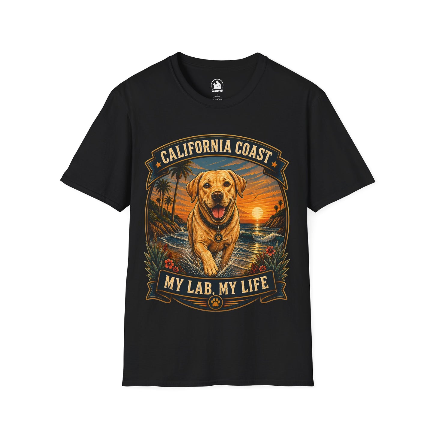 California coast, my lab my life
