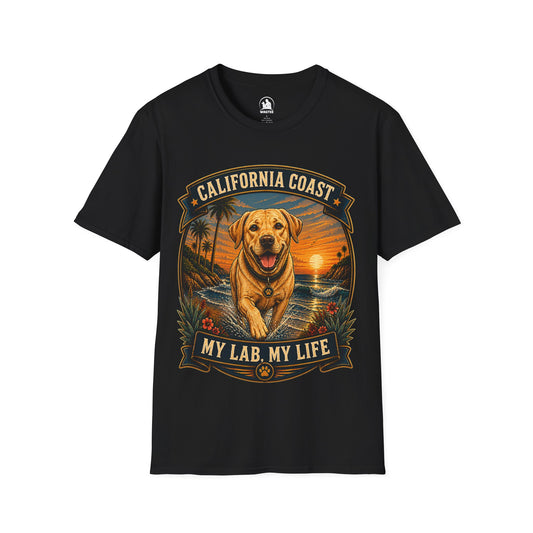 California coast, my lab my life