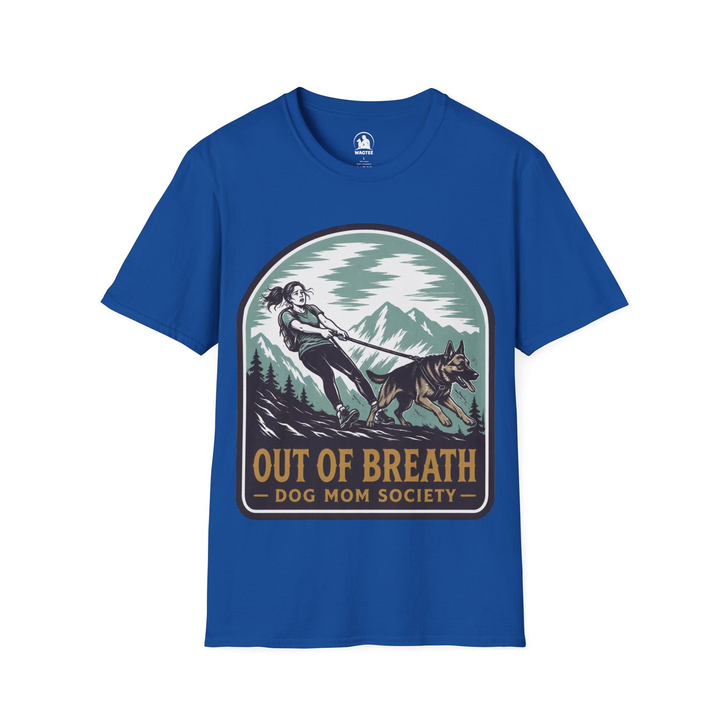 Out of breath dog mom