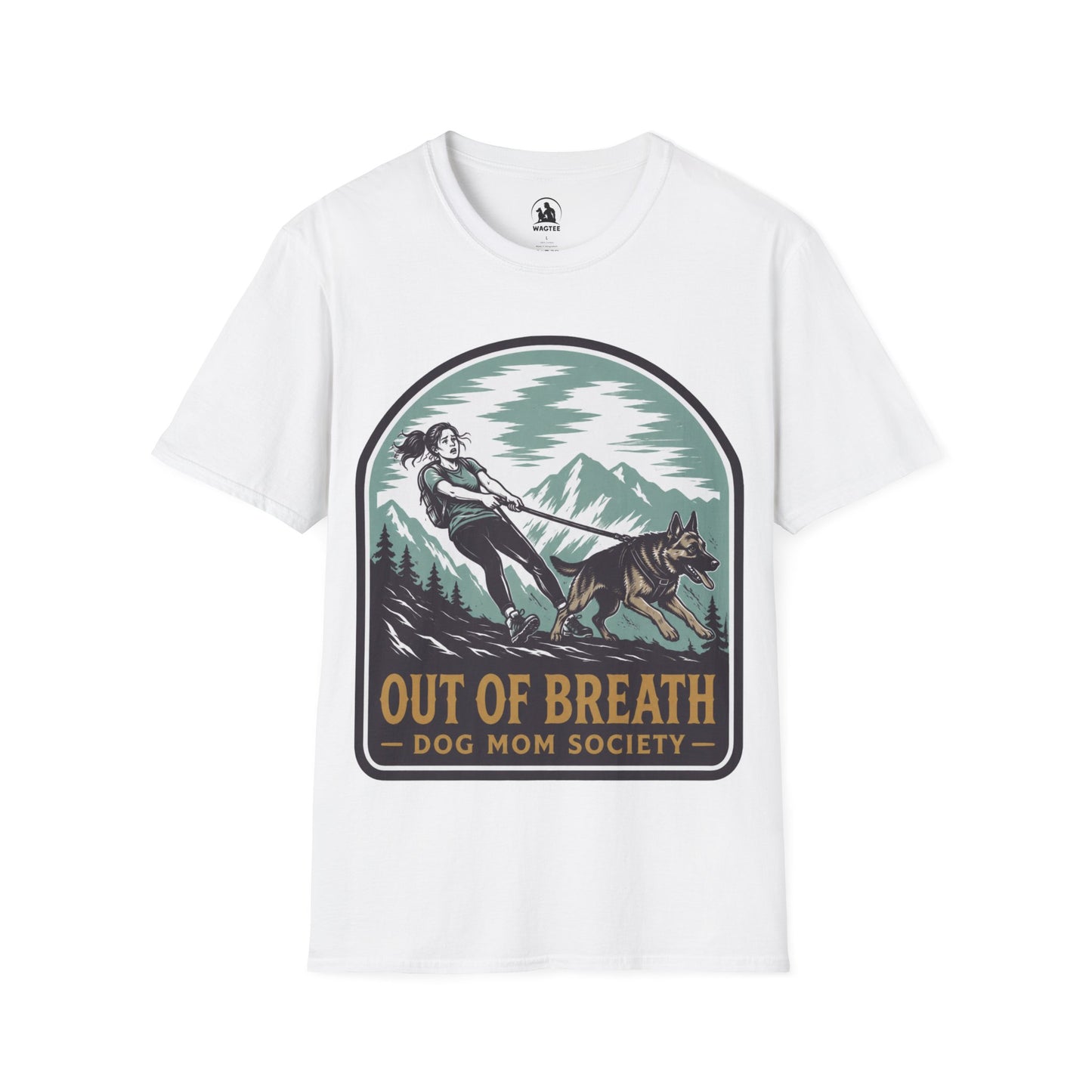 Out of breath dog mom